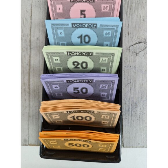 Monopoly Edition 2016 Game Replacement Money & Banker Tray - Picture 5 of 7